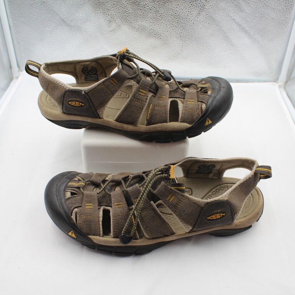 Keen Newport H2 Sandals Waterproof Black And Tan Men's Size 12